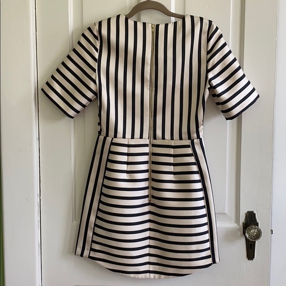 Black and white stripe topshop dress - Picture 6 of 7